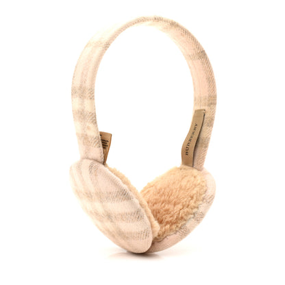 Burberry Cashmere House Check Earmuffs Light Pink 3 of 6