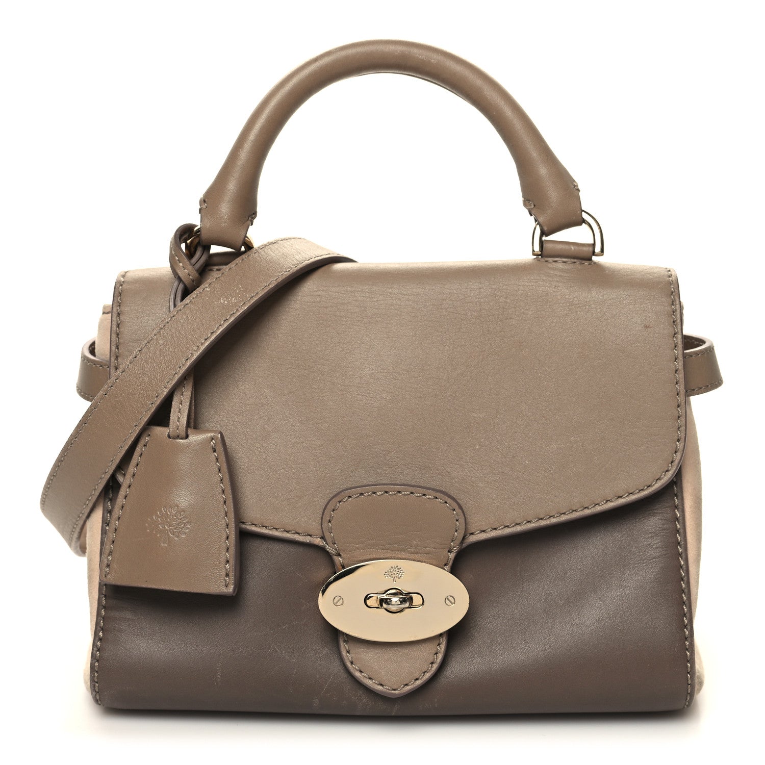 Mulberry Polished Calfskin Suede Tricolor Primrose 1 of 16