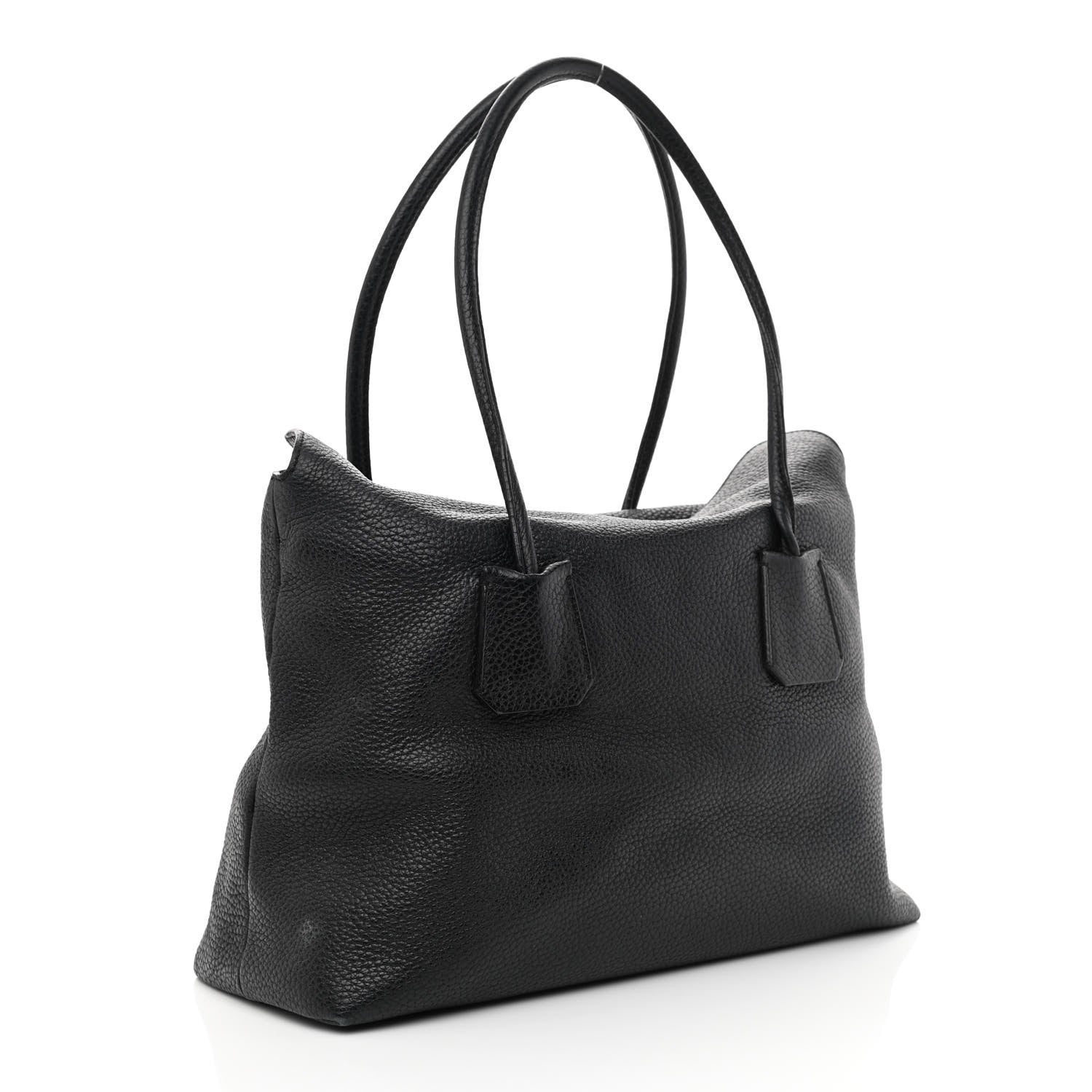 Burberry London Grainy Calfskin Medium Baynard Tote Black 2 of 11