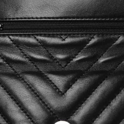Chanel Calfskin Chevron Waist Belt Bag Black 10 of 10