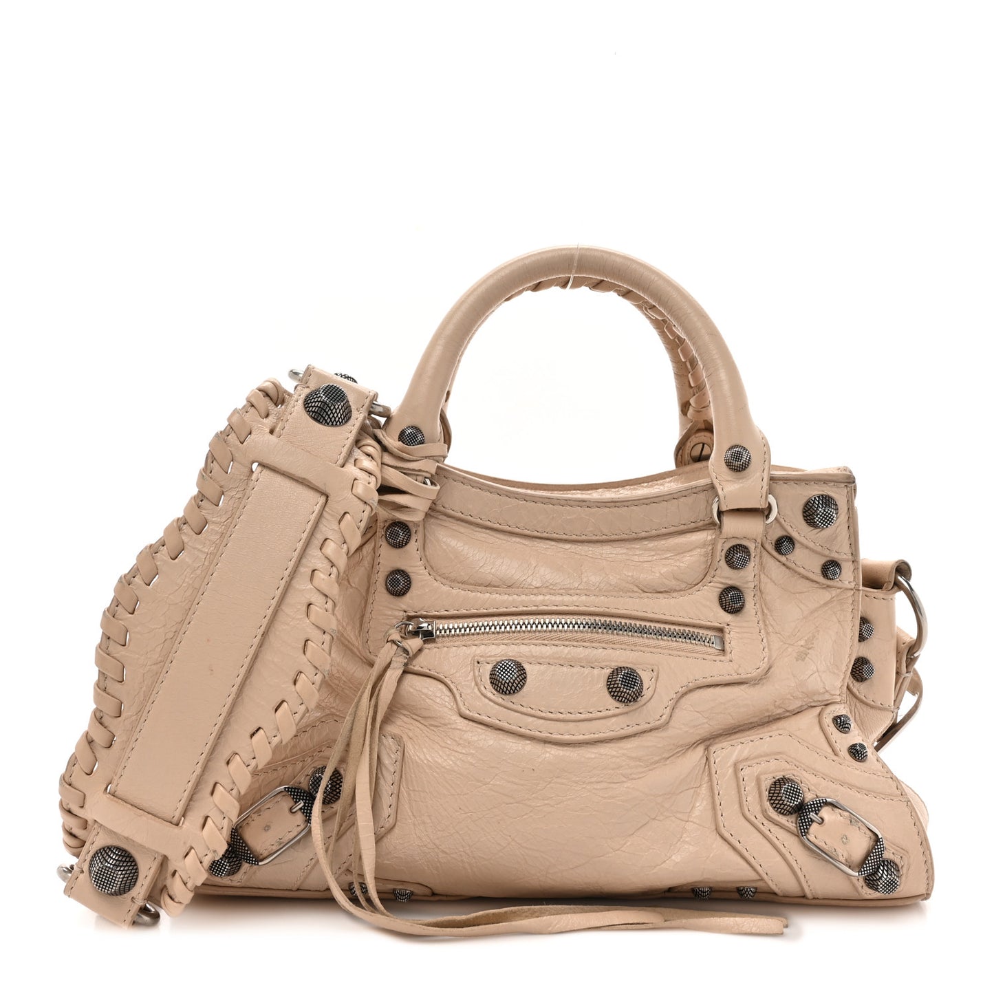 Agneau Arena Neo Cagole Handbag XS Sand Beige