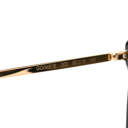 Gucci Acetate Crystal Mask-Frame Sunglasses GG0431S Black 5 of 8