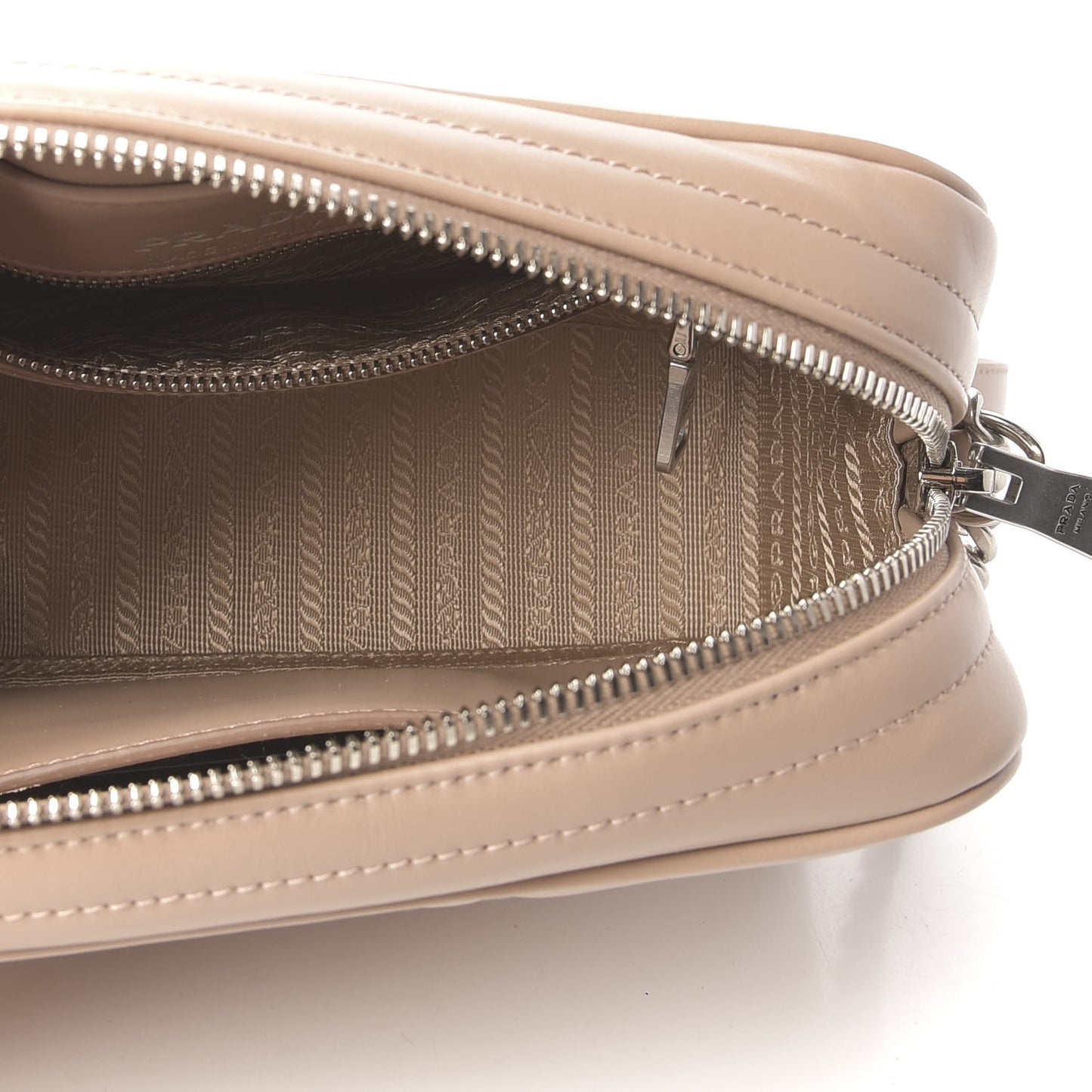 Soft Calfskin Diagramme Camera Bag Cipria