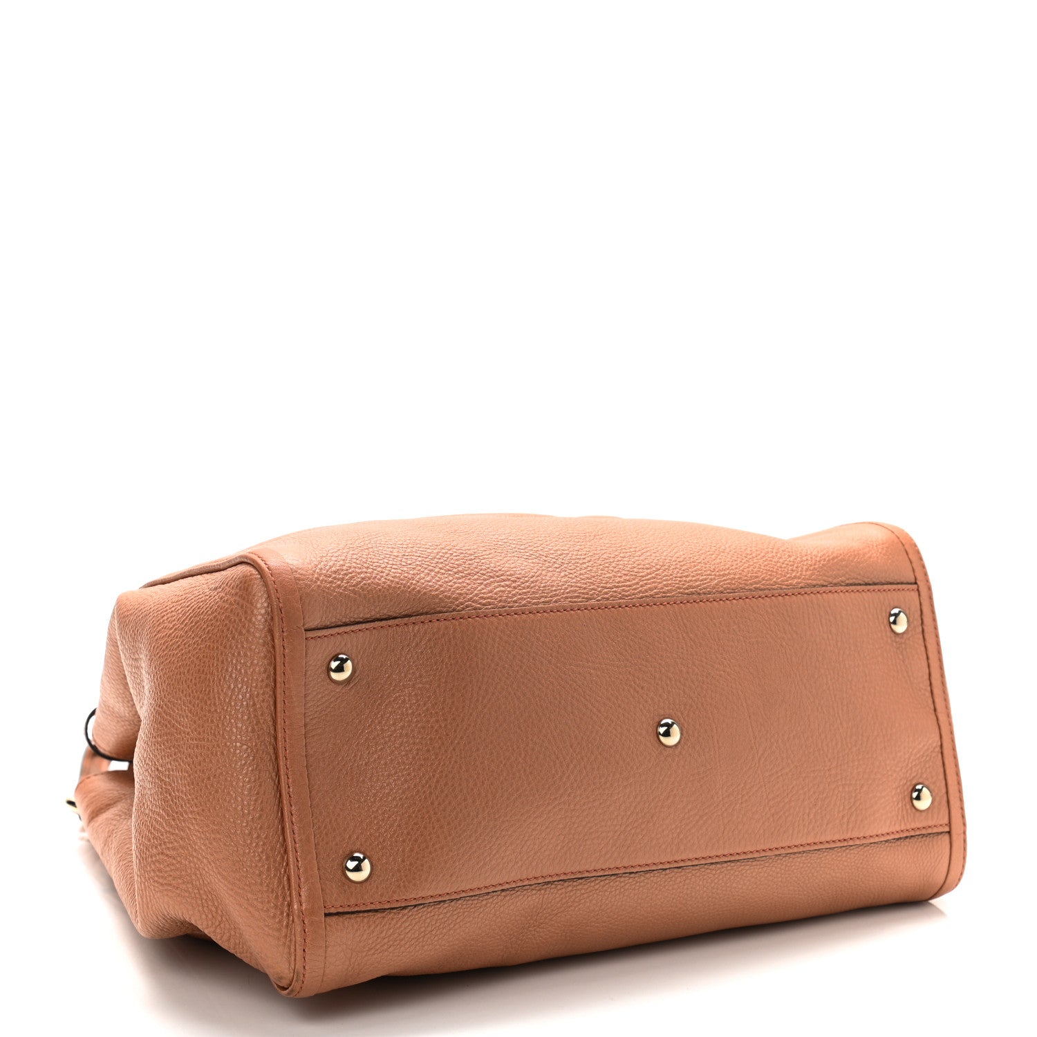 Gucci Metallic Pebbled Calfskin Medium Soho Shoulder Bag Pink 4 of 10