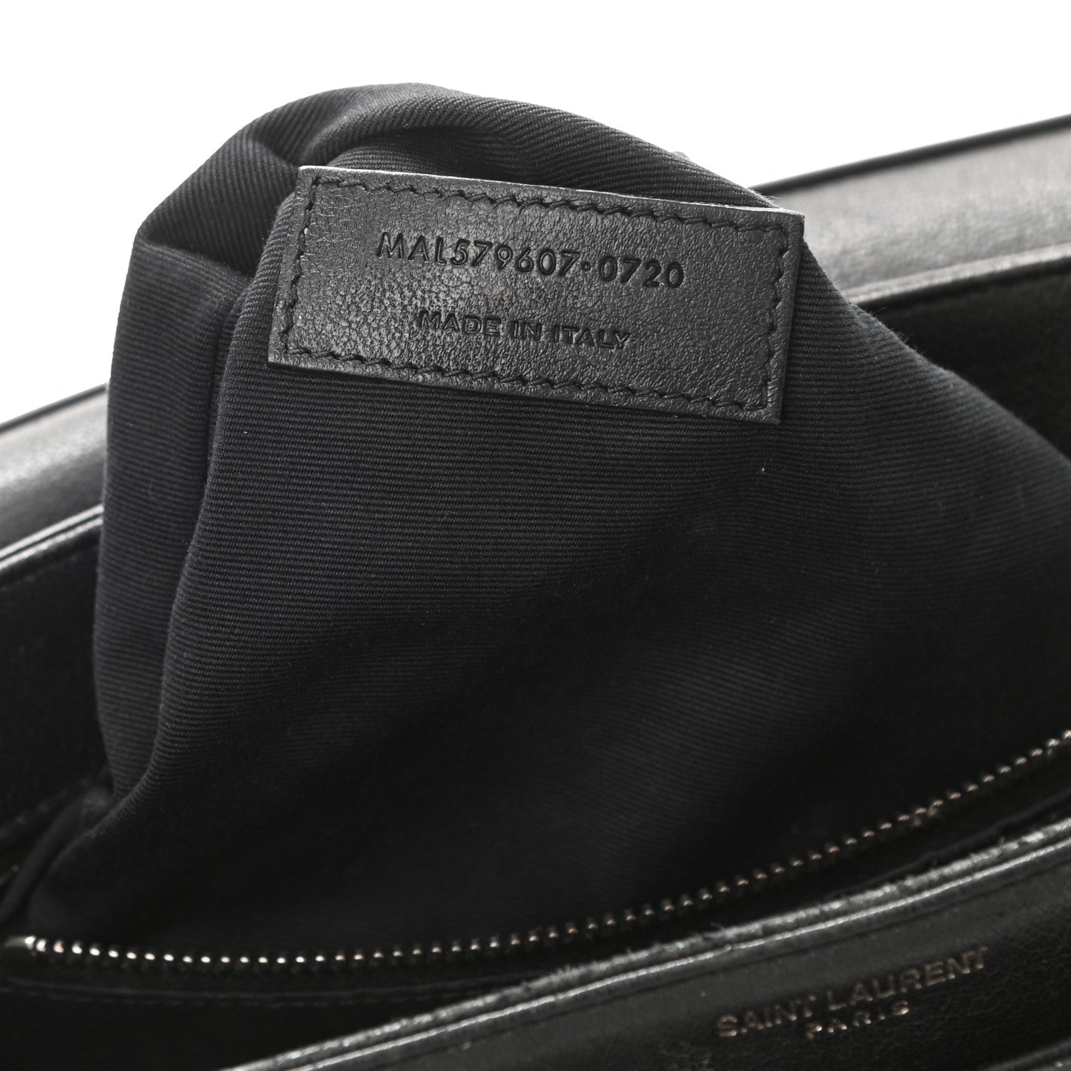 Saint Laurent Lambskin Quilted Small Becky Chain Bag Black 8 of 12