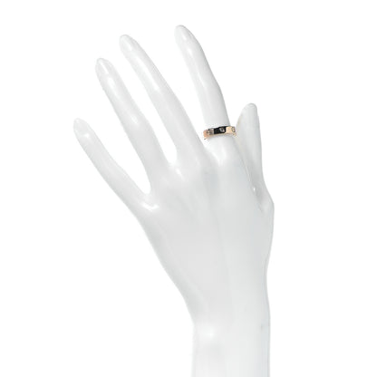 Cartier 18K Pink Gold Diamond 3.5mm LOVE Wedding Band Ring 51 5.75 2 of 4