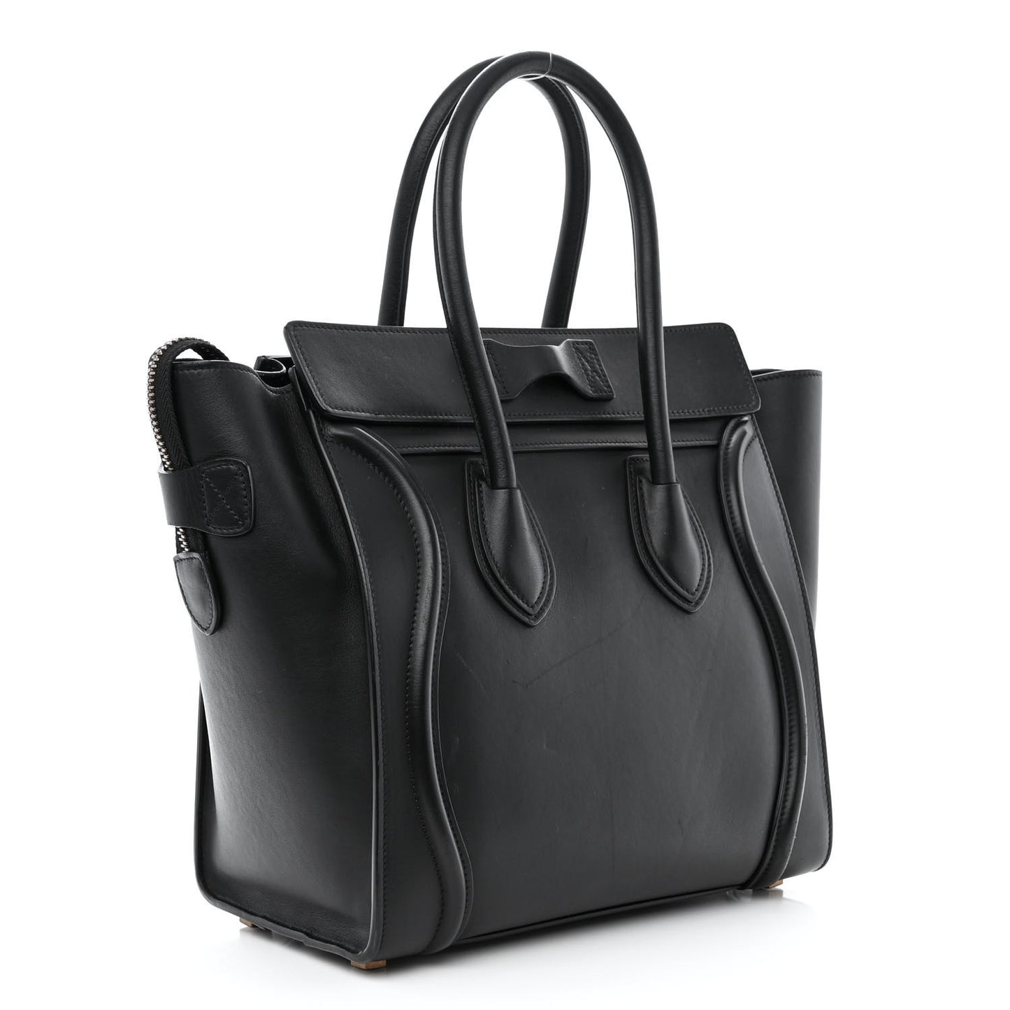 Smooth Calfskin Micro Luggage Black
