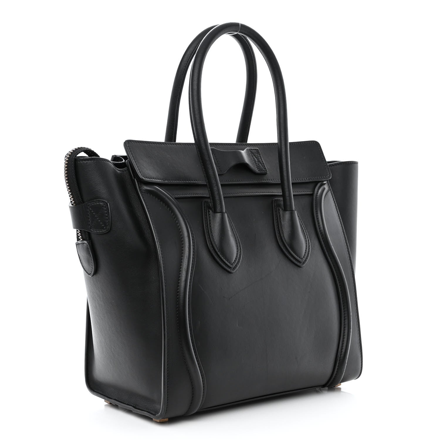 Celine Smooth Calfskin Micro Luggage Black 3 of 13