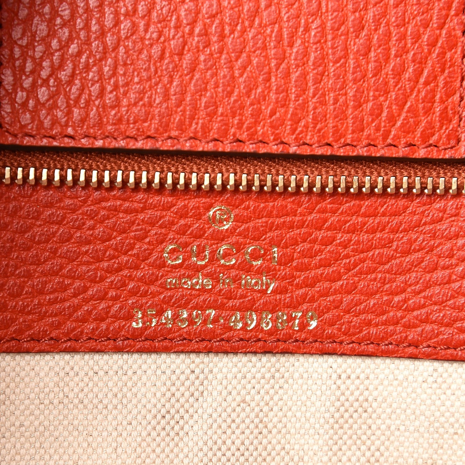 Gucci Dollar Calfskin Medium Swing Tote Oxidation 7 of 8