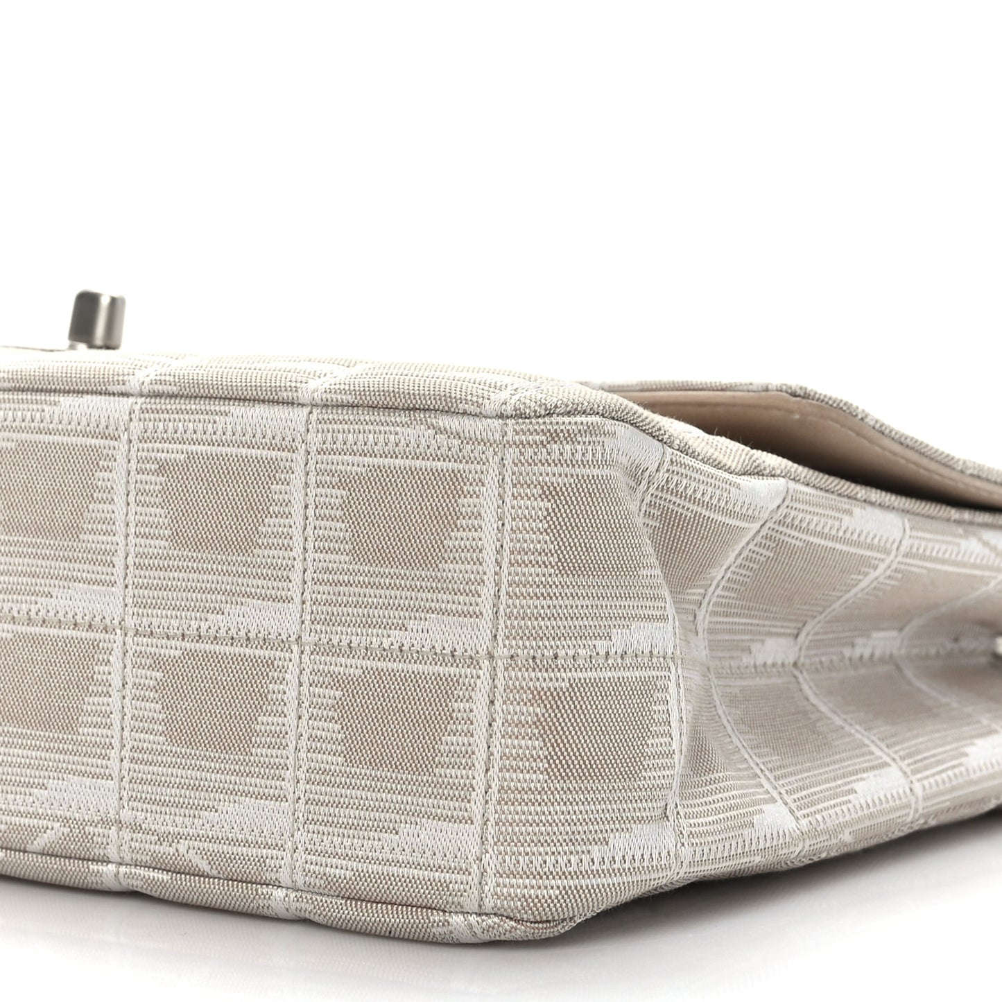 Nylon Medium Travel Flap Light Beige