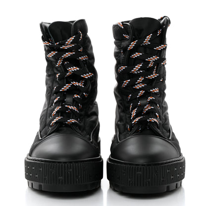 Hermes Calfskin Parachute Fresh Ankle Boots 37 Black 2 of 10