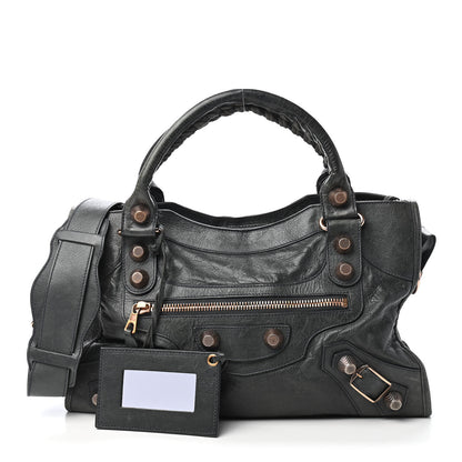 Balenciaga Agneau Giant 21 Rose Gold Hardware City Anthracite 1 of 13
