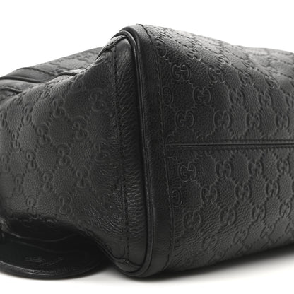 Gucci Guccissima Medium Techno Tag Boston Black 9 of 10