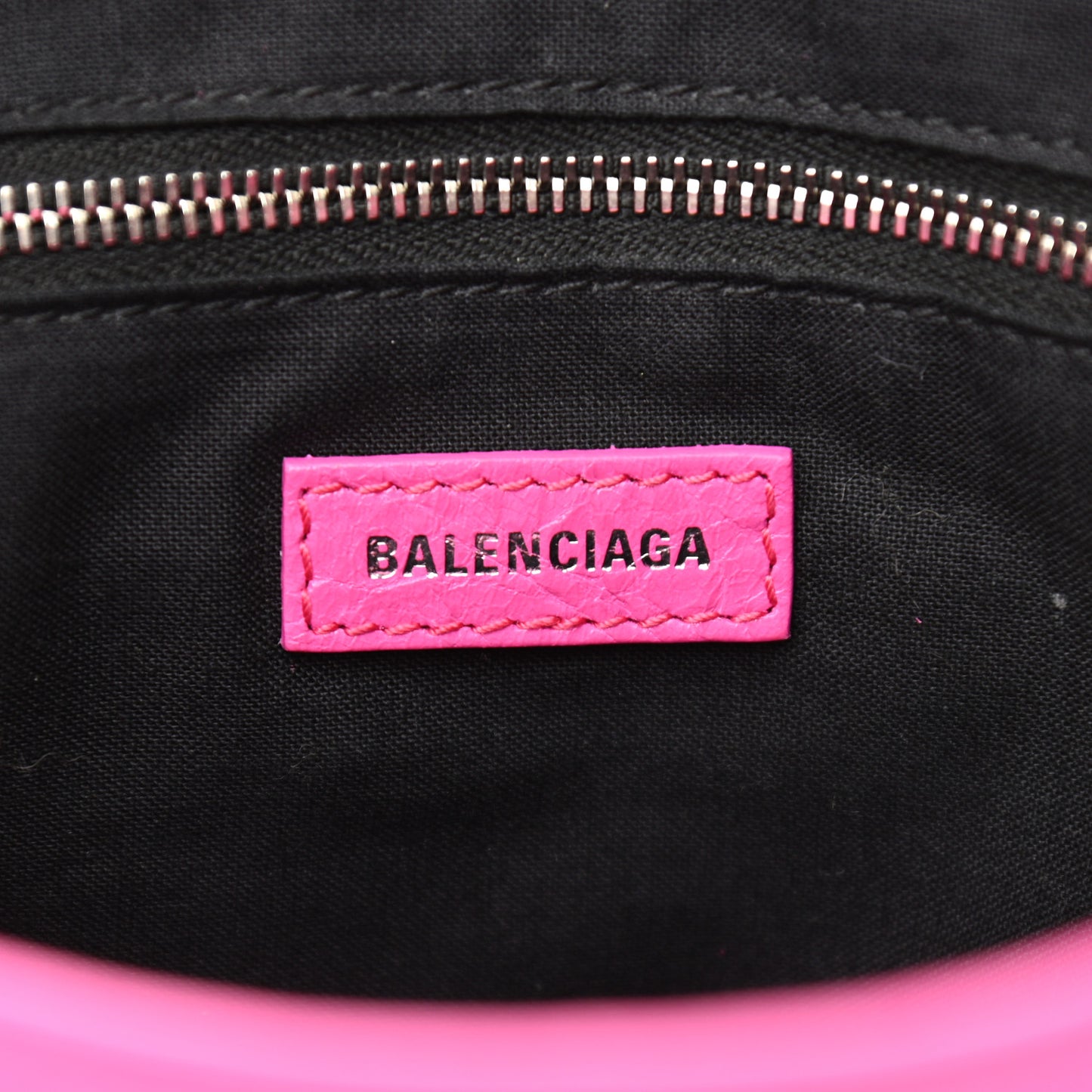 Agneau Classic Silver Hardware S City Fuchsia
