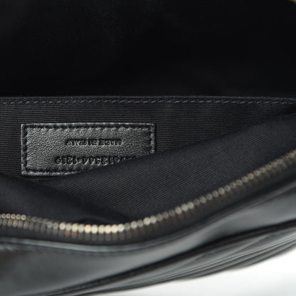 Saint Laurent Calfskin Matelasse Monogram Lou Camera Bag Black 7 of 14