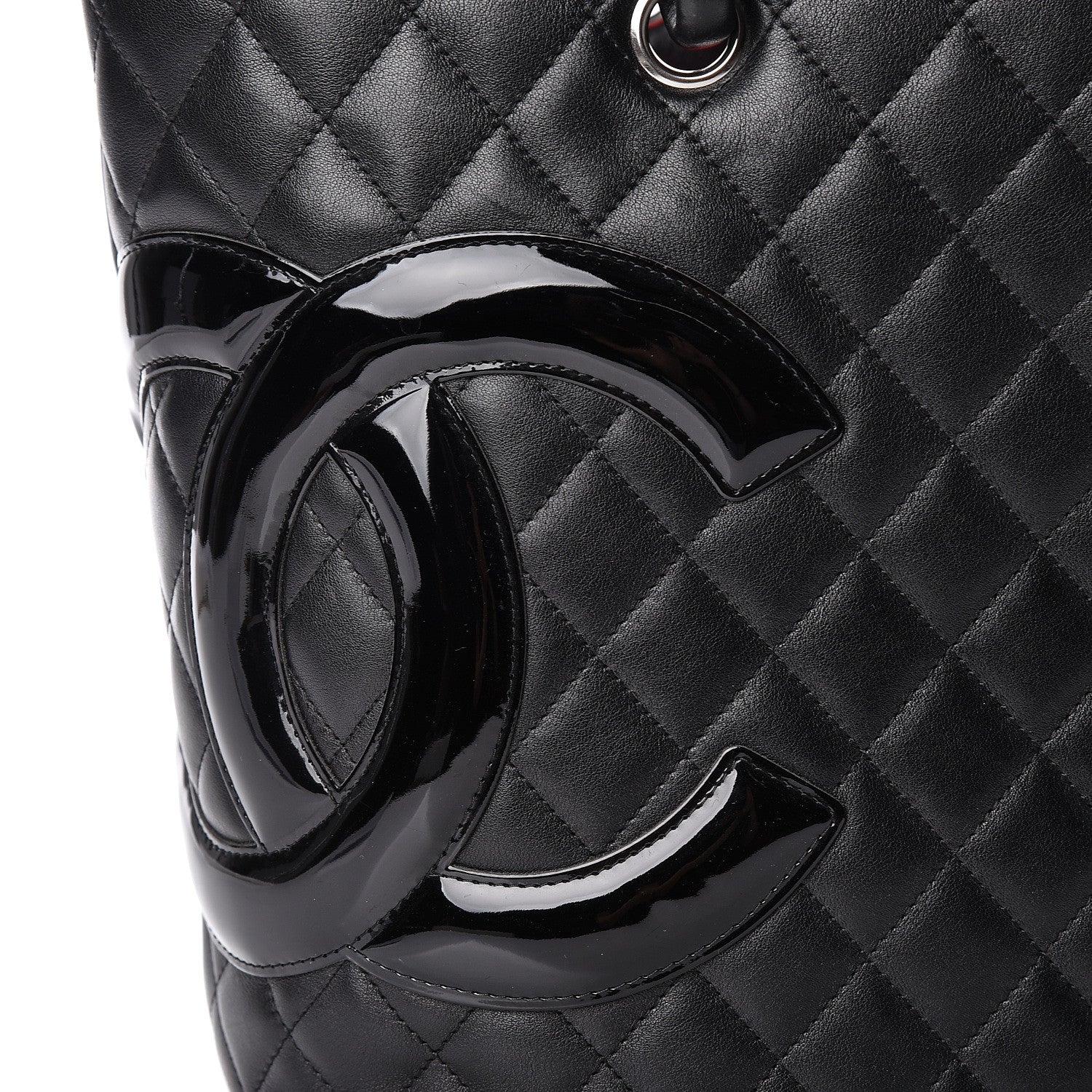 Chanel Calfskin Quilted Large Cambon Tote Black 10 of 12