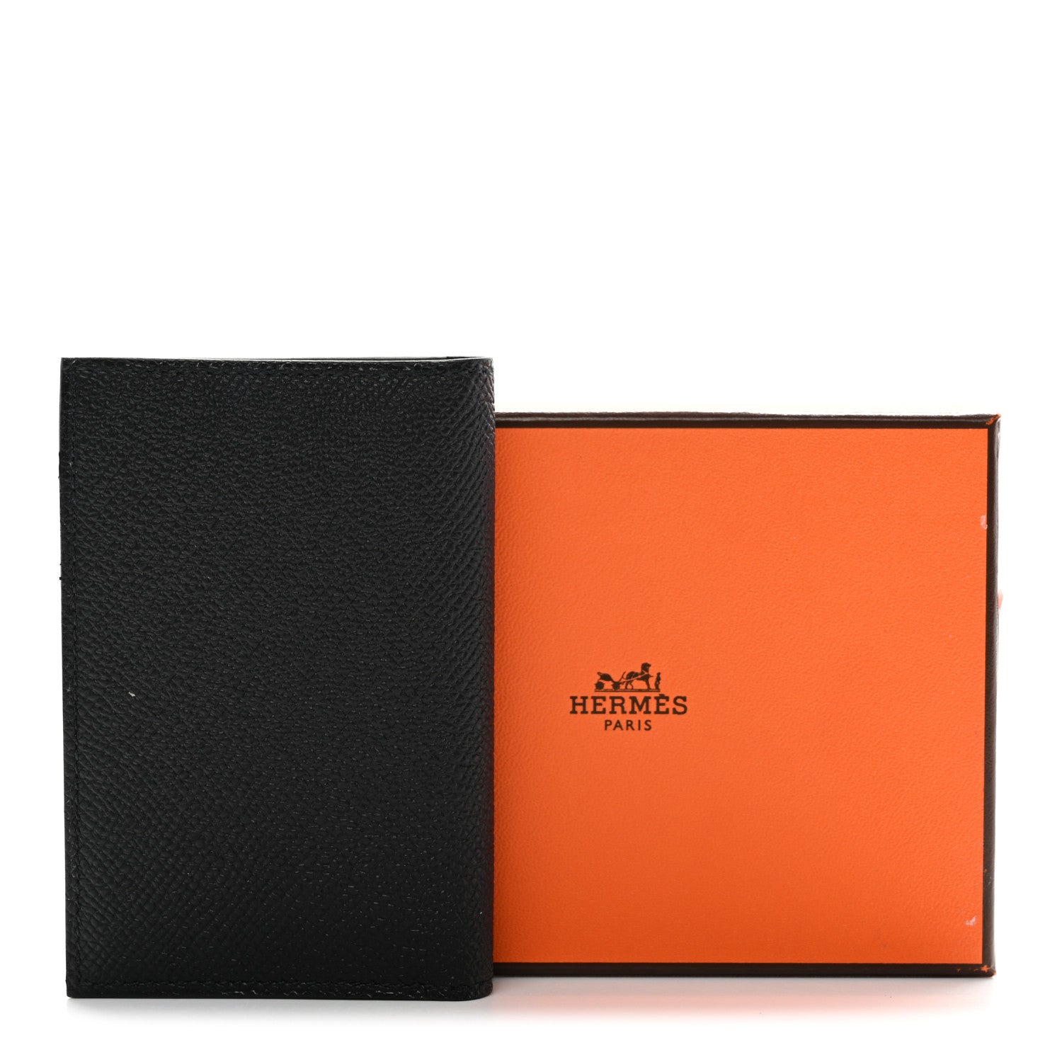 Hermes Epsom MC2 Euclide Card Holder Case Black 9 of 9