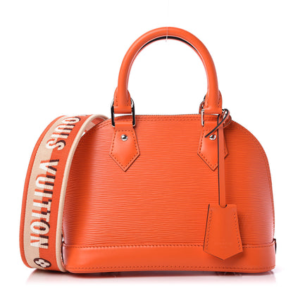 Louis Vuitton Epi Jacquard Alma BB Orange 1 of 8