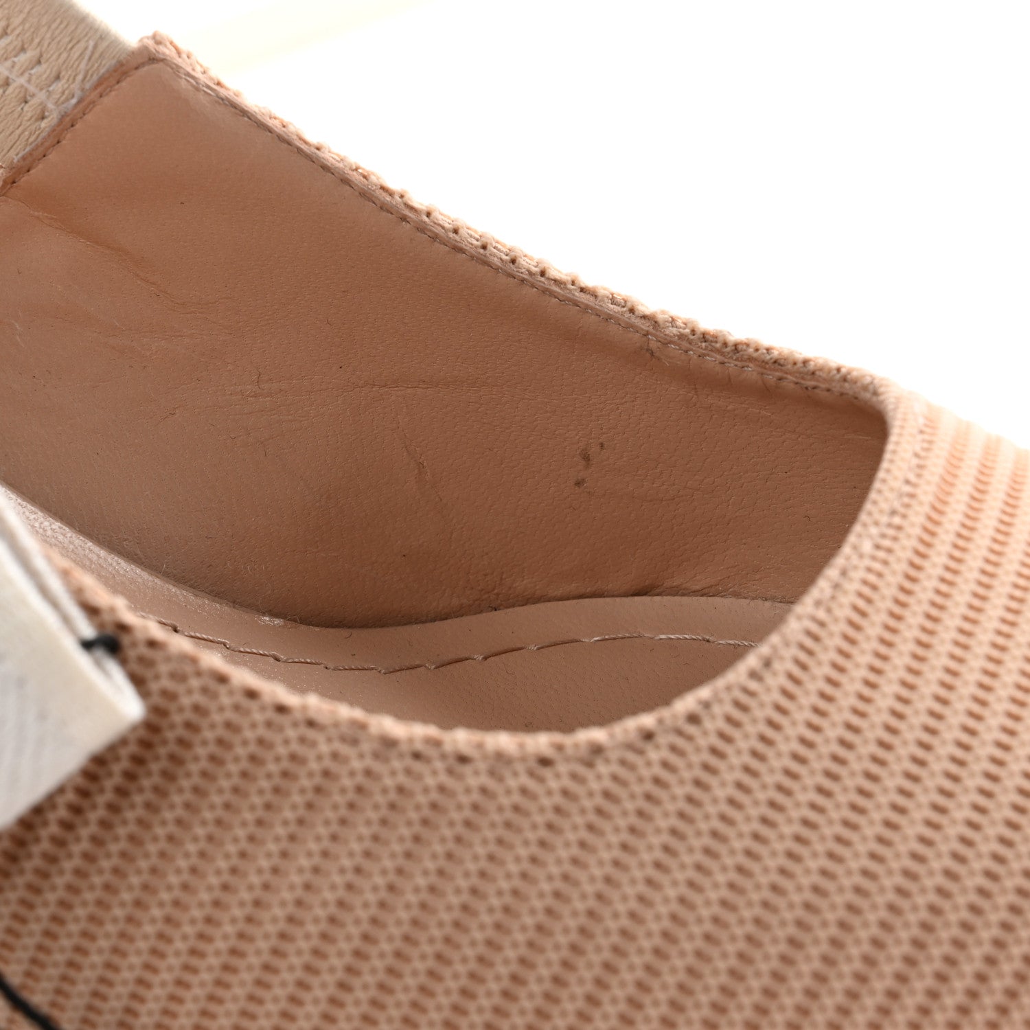 Christian Dior Technical Canvas Ribbon J Adior Slingback 65mm Pumps 38.5 Powder Nude 10 of 10