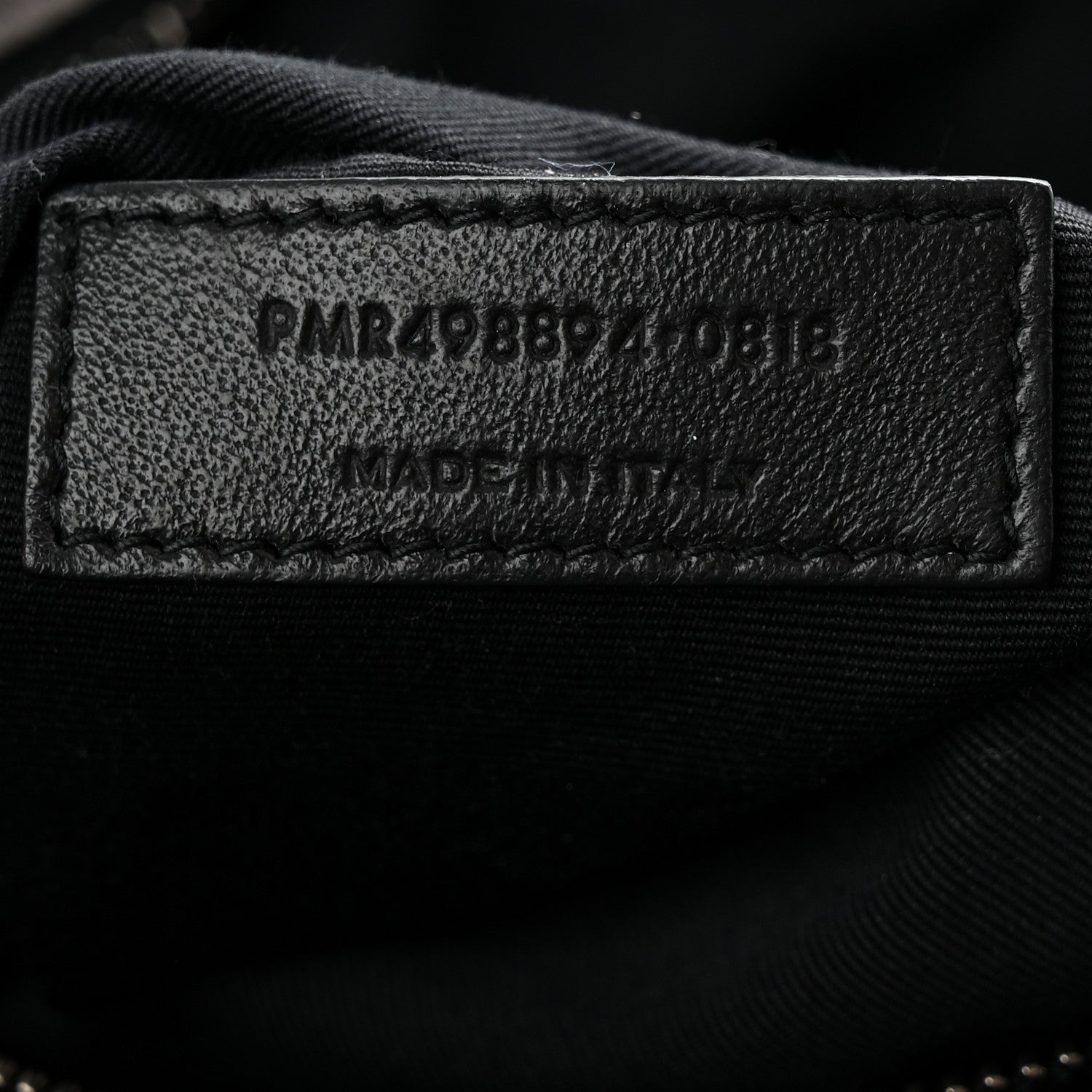 Saint Laurent Crinkled Calfskin Matelasse Monogram Medium Niki Chain Satchel Fog 8 of 11