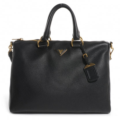 Prada Vitello Daino Shoulder Bag Nero Black 1 of 7