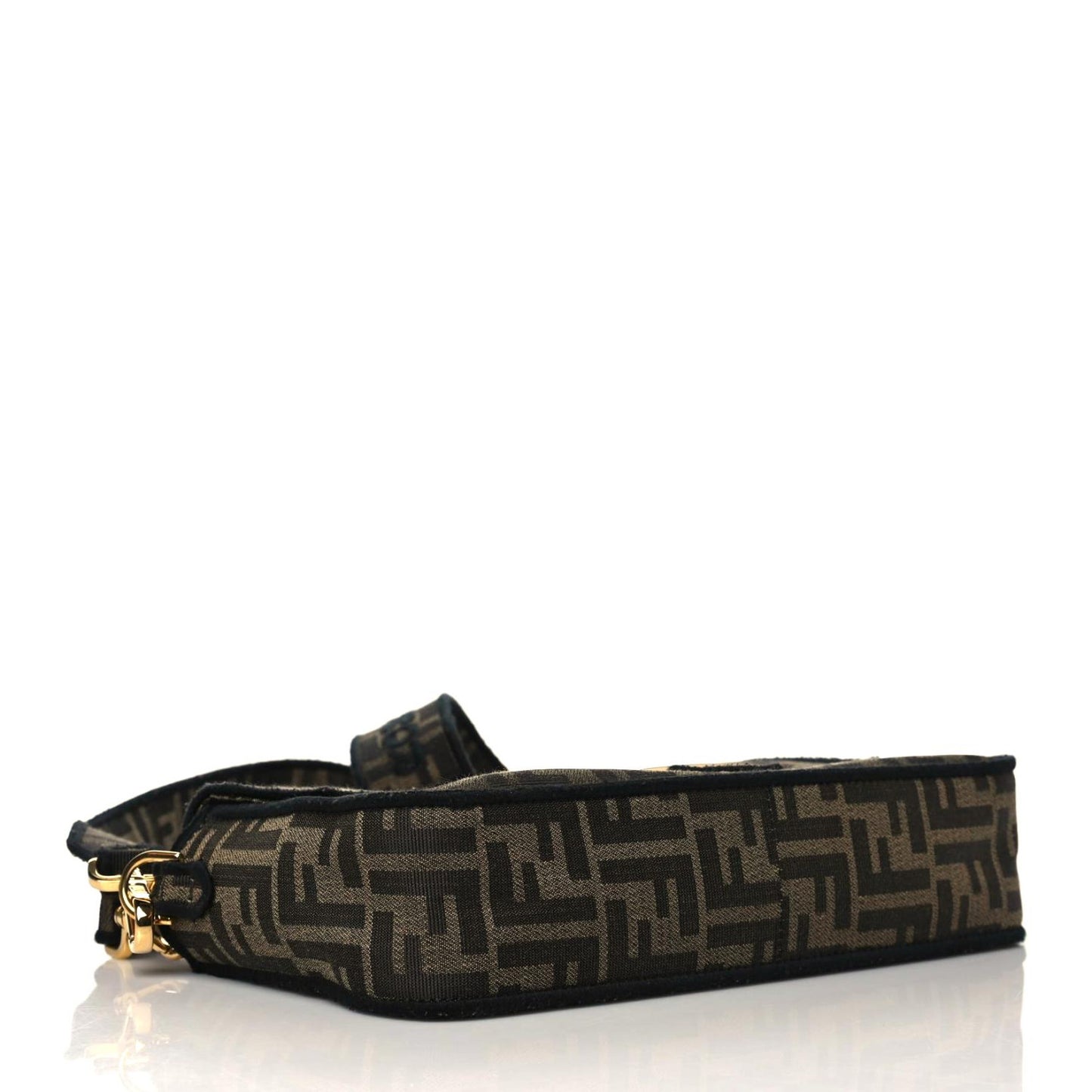 Fabric Jacquard FF 1974 Medium Baguette Tobacco Moro Black