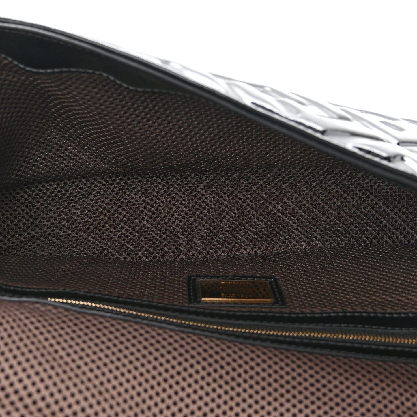 Patent FF 1974 Embossed Baguette Black