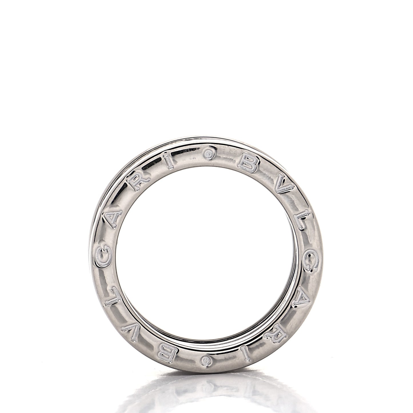 18K White Gold B.Zero1 Four-Band Ring 53 6.25