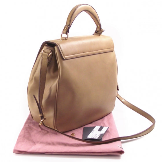 Miu Miu Vitello Pattina Sabbia 3 of 12