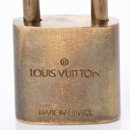 Louis Vuitton Brass Lock and Key Set #307 3 of 5
