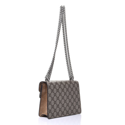 Gucci GG Supreme Monogram Mini Dionysus Shoulder Bag Taupe 2 of 6