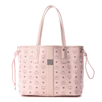 MCM Visetos Medium Liz Reversible Shopper Tote Soft Pink 1 of 10