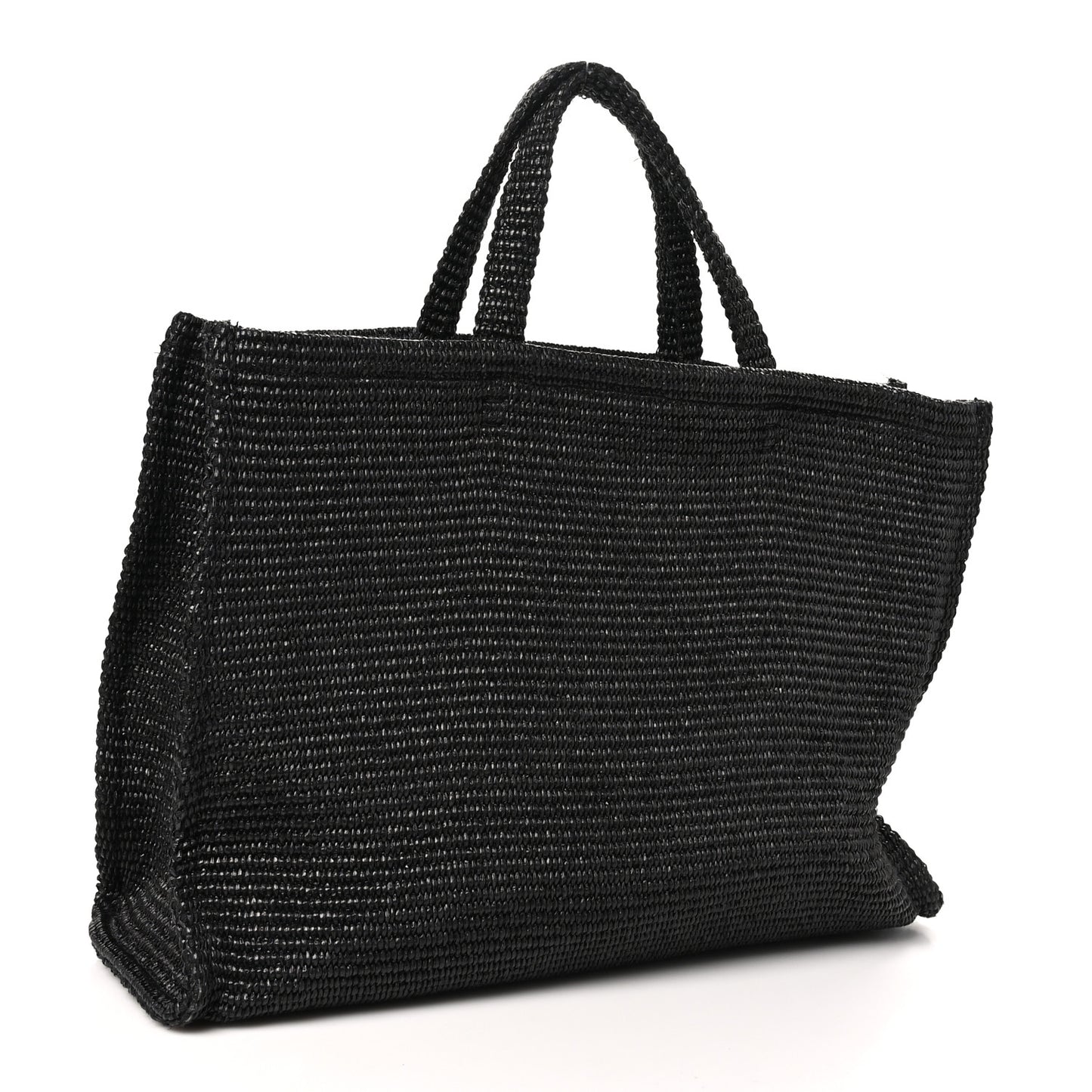 Raffia Medium G Tote Black