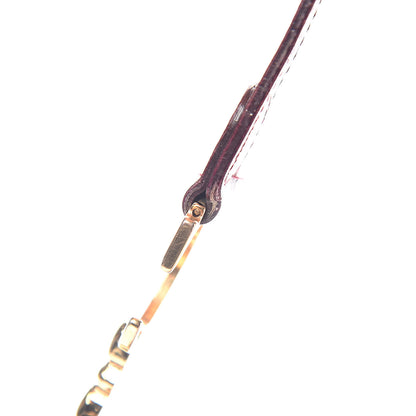 Christian Dior Monogram Saddle Bag Burgundy 10 of 13