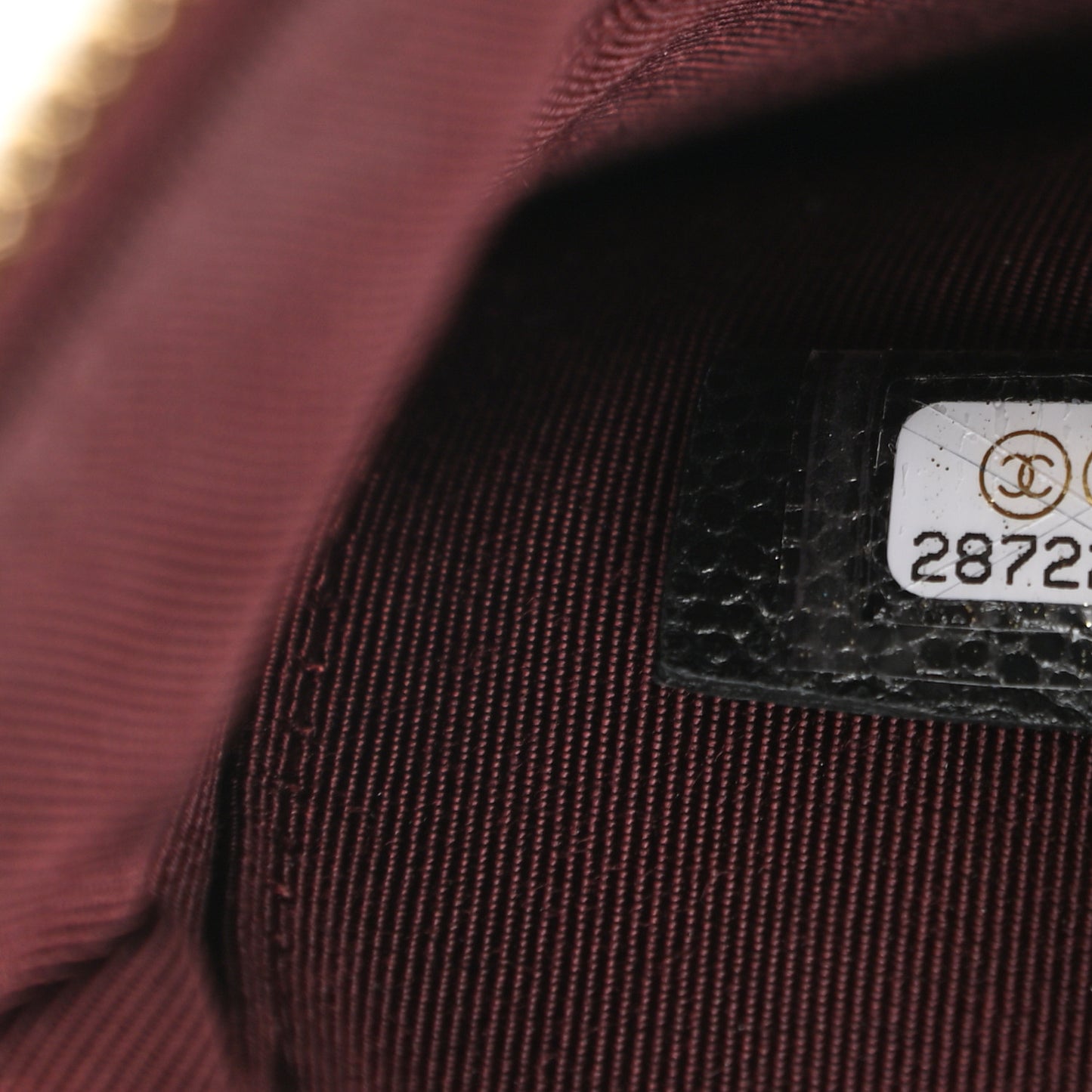 Caviar Quilted Cosmetic Case Black