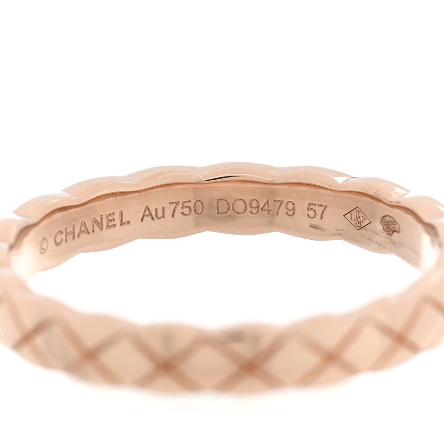 18K Beige Gold Mini Coco Crush Ring 57 8