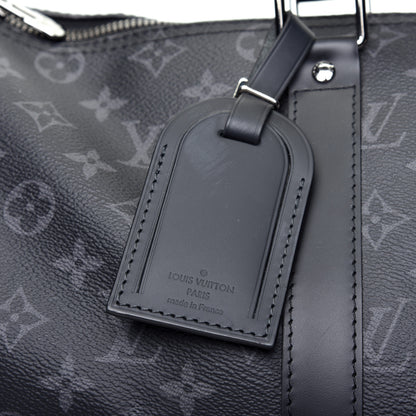Louis Vuitton Monogram Eclipse Keepall Bandouliere 45 9 of 11