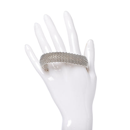 Tiffany Sterling Silver Somerset Mesh Bracelet 2 of 4