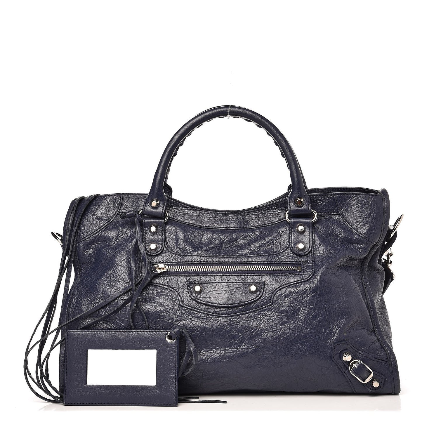 Agneau Classic Silver Hardware City Gris Chartreux