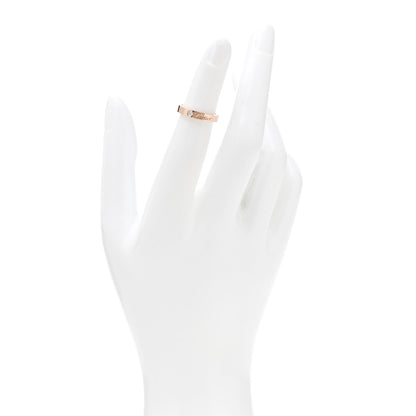 Cartier 18K Pink Gold Diamond 3mm C De Cartier Wedding Band Ring 46 3.75 2 of 7