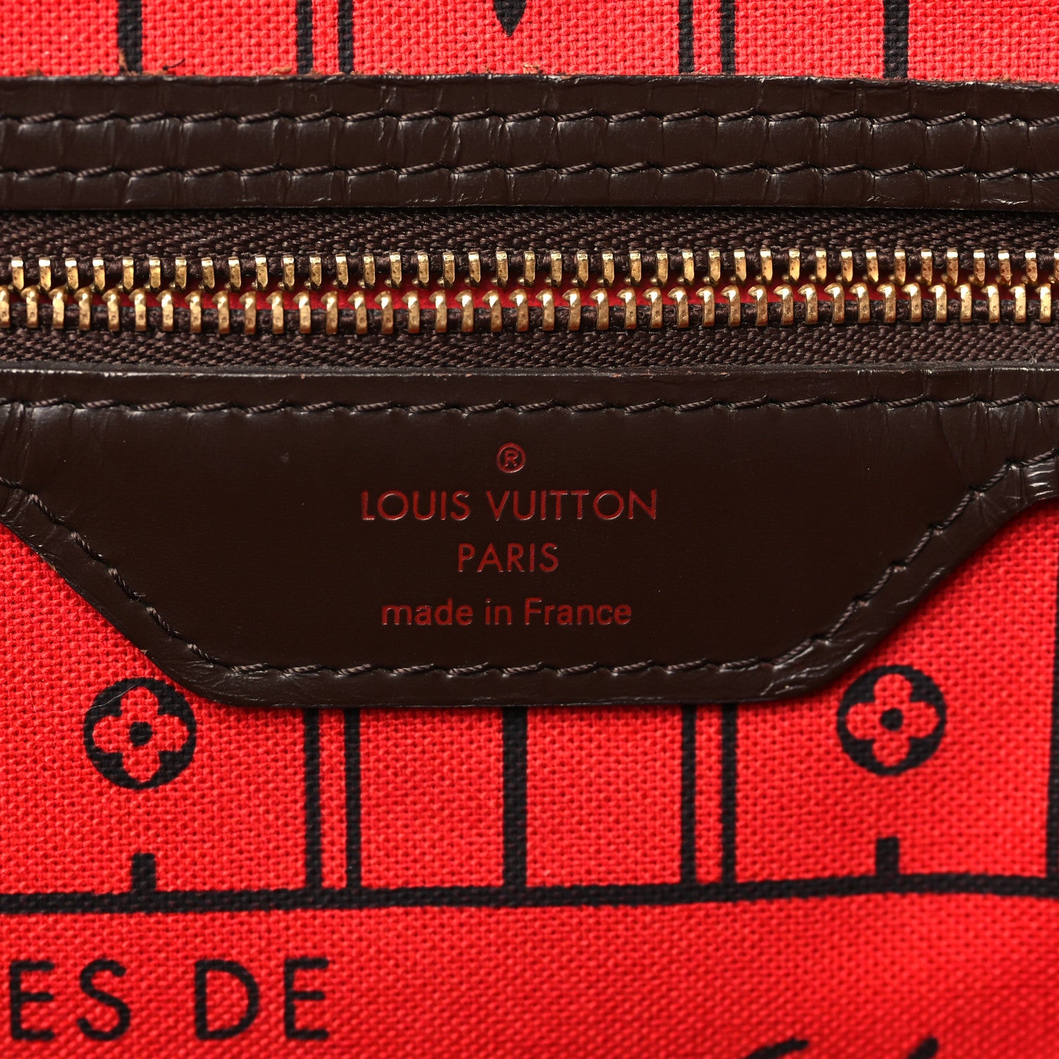 Louis Vuitton Damier Ebene Neverfull MM 6 of 8