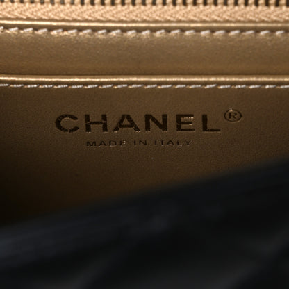 Chanel Lambskin Quilted Enamel Mini Rectangular Pearl Crush Flap Black 6 of 10