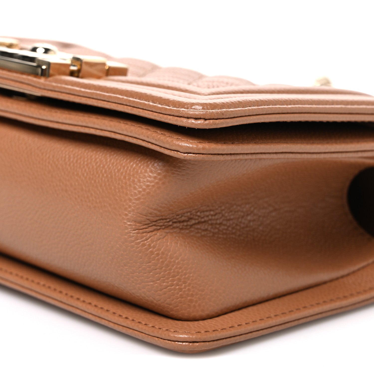 Chanel Caviar Quilted Small Boy Flap Brown 9 of 9