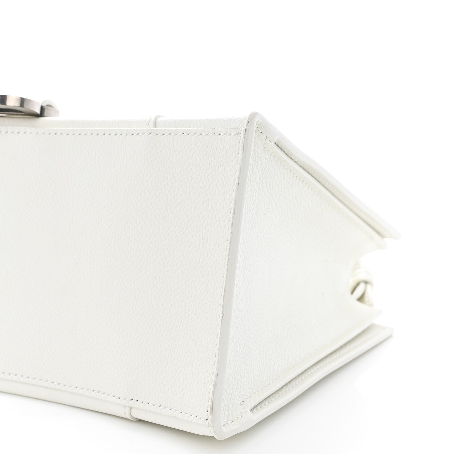 Balenciaga Grained Calfskin XS Hourglass East West Tote White 11 of 11