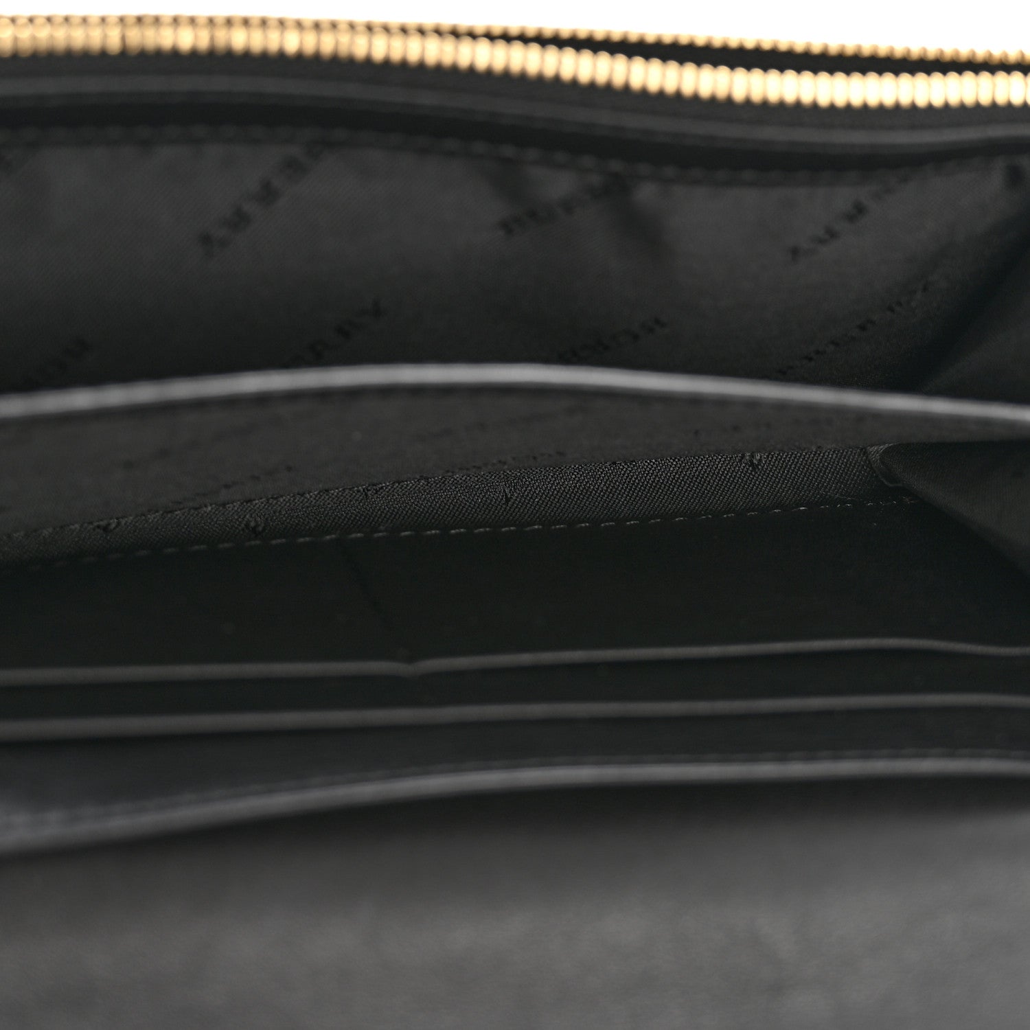 Burberry Calfskin Horseferry Check Porter Continental Wallet Black 5 of 9