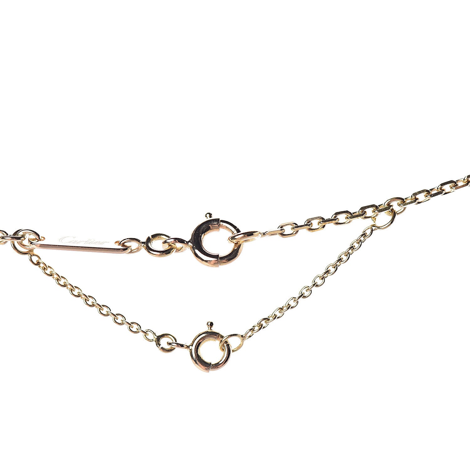 Cartier 18K Yellow Gold Medium Hearts and Symbols Necklace 5 of 7