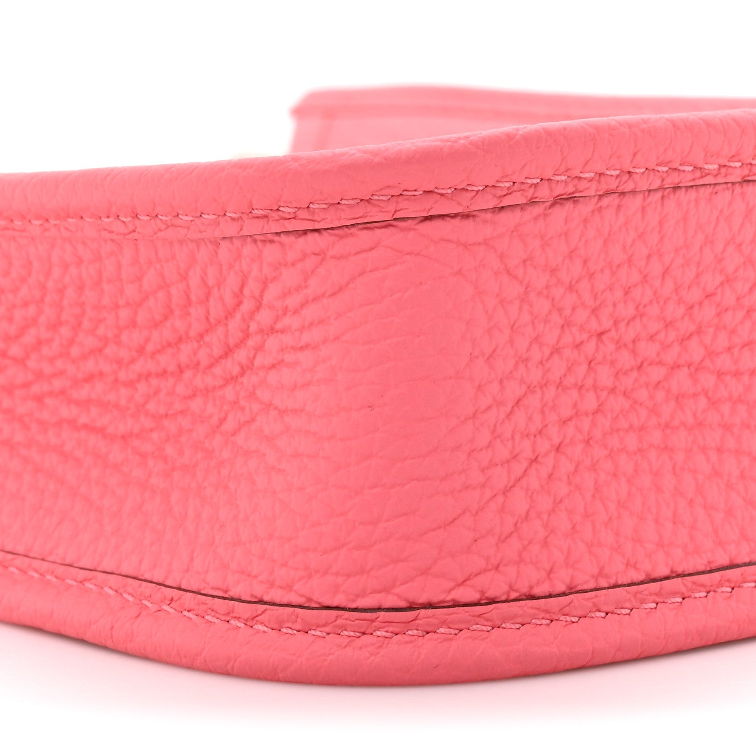 Hermes Taurillon Clemence Amazone Evelyne TPM Rose Azalee Rouge Pivoine 10 of 11