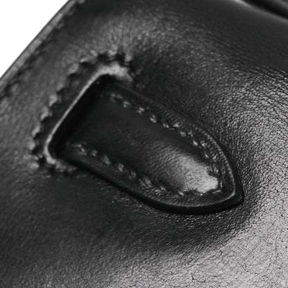 Hermes Box Kelly Pochette Clutch Black 12 of 12