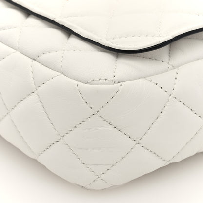 Versace Nappa Quilted Small Medusa Chain Crossbody White 9 of 9