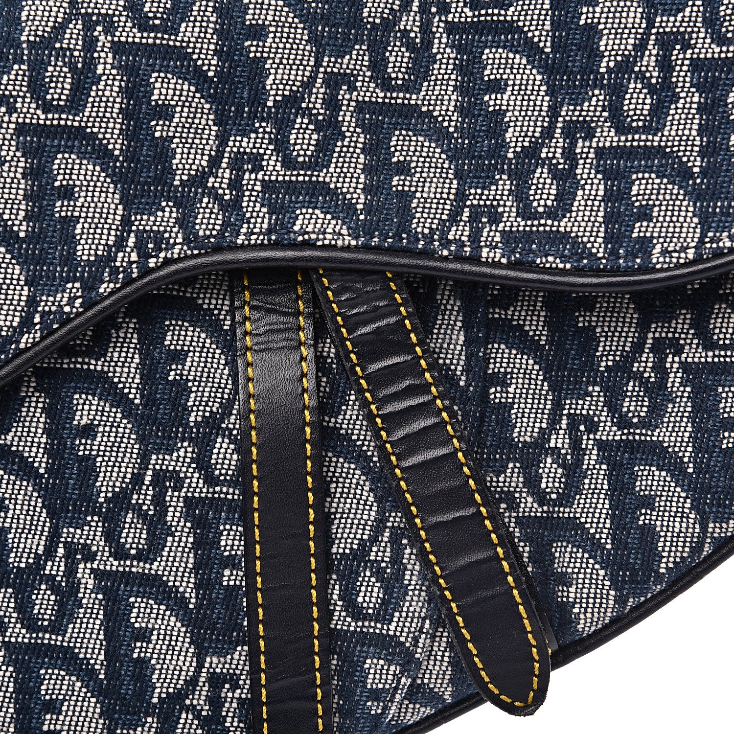 Christian Dior Monogram Saddle Bag Blue 11 of 12